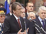 Виктор Ющенко принял участие в митинге-реквиеме по жертвам нацизма и сталинизма