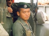 На фото 1988 года Акихико Сайто на службе во Французском Легионе