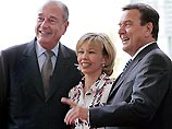 Канцлер ФРГ Герхард Шредер и президент Франции Жак Ширак выступают за продолжение процесса ратификации Конституции ЕС. Об этом заявил официальный представитель германского правительства Бела Анда, говоря об итогах "кризисной встречи" двух лидеров Канцлер ФРГ Герхард Шредер и президент Франции Жак Ширак выступают за продолжение процесса ратификации Конституции ЕС. Об этом заявил официальный представитель германского правительства Бела Анда, говоря об итогах "кризисной встречи" двух лидеров