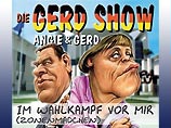 В Германии вершины хит-парадов покоряет недавно вышедший в свет сингл, представляющий собой жесткую пародию на канцлера Германии Герхарда Шредера и его соперницу от Христианско-демократического союза в борьбе за этот пост на новых выборах Ангелу Меркель