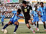 Первая в истории футбольная серия игр между Индией и Пакистаном не 
выявила победителя 

