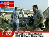 В Израиле пассажирский поезд столкнулся с грузовиком: 7 погибших, 189 раненых