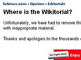 Сотрудничество с читателями ведет к порно - пример Los Angeles Times Сотрудничество с читателями ведет к порно - пример Los Angeles Times