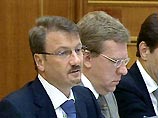 Фрадков и Греф горячо и всерьез обсудили удвоение ВВП перед журналистами