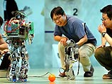 В Осаке стартует чемпионат мира по футболу среди роботов "Робокап-2005"