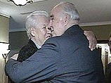Борис Ельцин и Гельмут Коль вместе отдыхают на Байкале