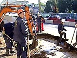 Часть Садово-Кудринской улицы в Москве ушла под землю (ФОТО)