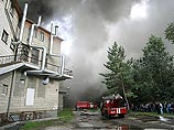 В Новосибирске горит один из корпусов государственного технического университета
