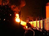 Взрыв и пожар в Балашихе: сгорели четыре цистерны с горючим Взрыв и пожар в Балашихе: сгорели четыре цистерны с горючим