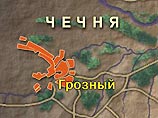 Близ Грозного на фугасе подорвался БТР Близ Грозного на фугасе подорвался БТР