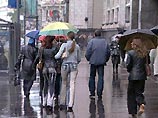 В Москве ожидается прохладная и дождливая погода