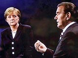 Канцлер Герхард Шредер вышел победителем из теледуэли со своей оппоненткой Ангелой Меркель
