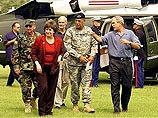 Джордж Буш вновь посетил районы, пострадавшие от урагана