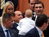 Берлускони крестил сына украинского футболиста "Милана" Андрея Шевченко