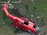 В пригороде американского города Новый Орлеан, пережившего ураган Katrina, упал вертолет. При крушении гражданского вертолета пострадали три человека