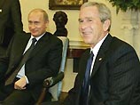 В Белом доме Путин провел переговоры с Бушем В Белом доме Путин провел переговоры с Бушем