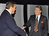 Впервые после окончания президентской кампании 2004 года на Украине президент Украины Виктор Ющенко провел встречу с лидером "Партии регионов" Виктором Януковичем