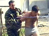 Нальчик, 13 октября 2005 года. Задержанный по подозрению в нападении на Нальчик