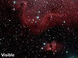 На снимке запечатлен участок космоса, известный как W5 и расположенный в созвездии Кассиопеи в 7 тысячах световых лет от Солнечной системы