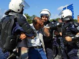 В Турции произошло столкновение местных жителей и полиции В Турции произошло столкновение местных жителей и полиции