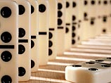 Четыре миллиона костяшек домино установлены во Фризском выставочном центре на севере страны