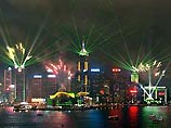 "Симфония огней", исполняемая на крышах и стенах небоскребов в Гонконге, вошла в Книгу рекордов Гиннесса