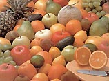 Отсутствие в диете достаточного количества фруктов и овощей