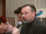 Собрание открылось приветственным словом ректора СФИ, профессора священника Георгия Кочеткова