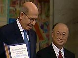 Главе МАГАТЭ вручена нобелевская премия мира