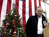Накануне министр обороны США Дональд Рамсфельд выступил с речью перед американскими солдатами, несущими службу на иракской территории. В сочельник шеф Пентагона пытался вселить в солдат и офицеров оптимизм и веру в то, что потери, которые несут США в Ирак Накануне министр обороны США Дональд Рамсфельд выступил с речью перед американскими солдатами, несущими службу на иракской территории. В сочельник шеф Пентагона пытался вселить в солдат и офицеров оптимизм и веру в то, что потери, которые несут США в Ирак