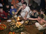 В храме Кришны отметить Всемирный день религий вверили детям