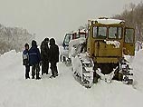 На Камчатке найден пропавший в снегах тягач - экипиж жив