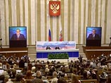 Президент России Владимир Путин проводит в Кремле свою пятую встречу с журналистами