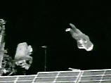Токарев и Макартур запустили на орбиту своеобразный искусственный спутник Земли - оборудованный датчиками отработавший срок службы скафандр "Орлан"