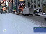 На Нью-Йорк обрушилась снежная буря - движение в городе парализовано