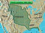 В 1803 году президент США Томас Джефферсон (1801-1809) принял решение купить у Франции ее колониальное владение - "Территорию Луизиана". Этот участок земли по диагонали пересекает всю территорию современных США