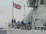 Сегодня в порт Владивостока прибыл отряд британских боевых кораблей
