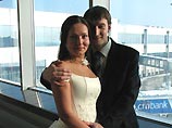 В часовне аэропорта "Домодедово" состоялось венчание