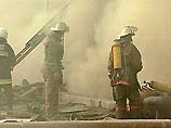 На пожаре в Москве сгорели семь строителей
