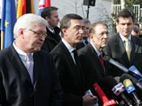 Об этом по окончании первого раунда переговоров в Вене сообщили участвовавшие в них главы МИД Германии и Франции Франк-Вальтер Штайнмайер и Филипп Дуст-Блази