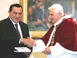 В Ватикане состоялись переговоры между Папой Римским и Хосни Мубараком