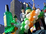 В Москве состоялся традиционный парад в честь Дня святого Патрика