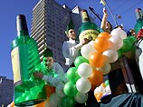 В Москве состоялся традиционный парад в честь Дня святого Патрика В Москве состоялся традиционный парад в честь Дня святого Патрика