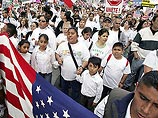 В Лос-Анджелесе полмиллиона демонстрантов выразили протест против иммиграционного закона