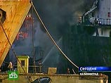 На Калининградском судостроительном заводе загорелся танкер, есть пострадавшие (ФОТО)