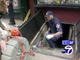 В нью-йоркском квартале Гринвич-виллидж продолжается операция по спасению кошки, которая провела в заточении под землей 12 дней