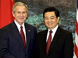 Ху Цзиньтао прибыл в США. Буш собирается призвать его дать китайцам "политические свободы"