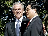 Встреча Ху Цзиньтао с Бушем было омрачена двумя неприятными инцидентами