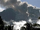 Извержение вулкана Мерапи
