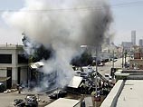 В центре Лос-Анджелеса, штат Калифорния, начались съемки телевизионного ролика, показывающего последствия взрыва бомбы террористом-смертником